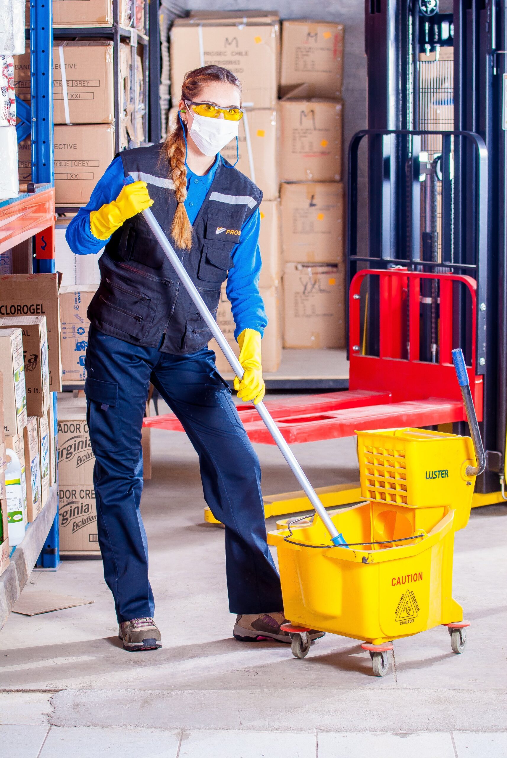 Salt Lake City Janitor Mopping