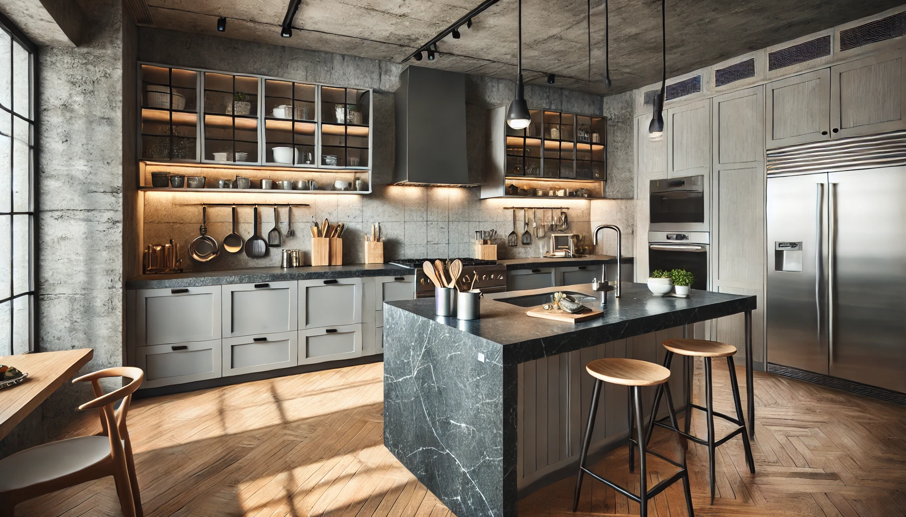 Kitchen with Soapstone Countertops